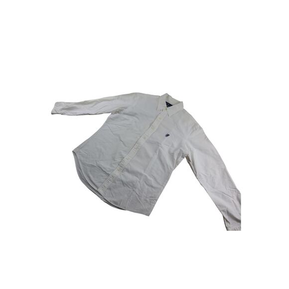 Ralph Lauren White Custom Fit Dress Shirt Men's L - Picture 6 of 8